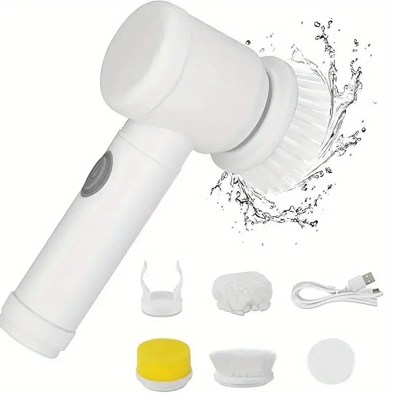Magic Brush Rechargeable Electric Cleaning Brush – Wireless Scrubber for Bathroom, Bathtub & Tiles
