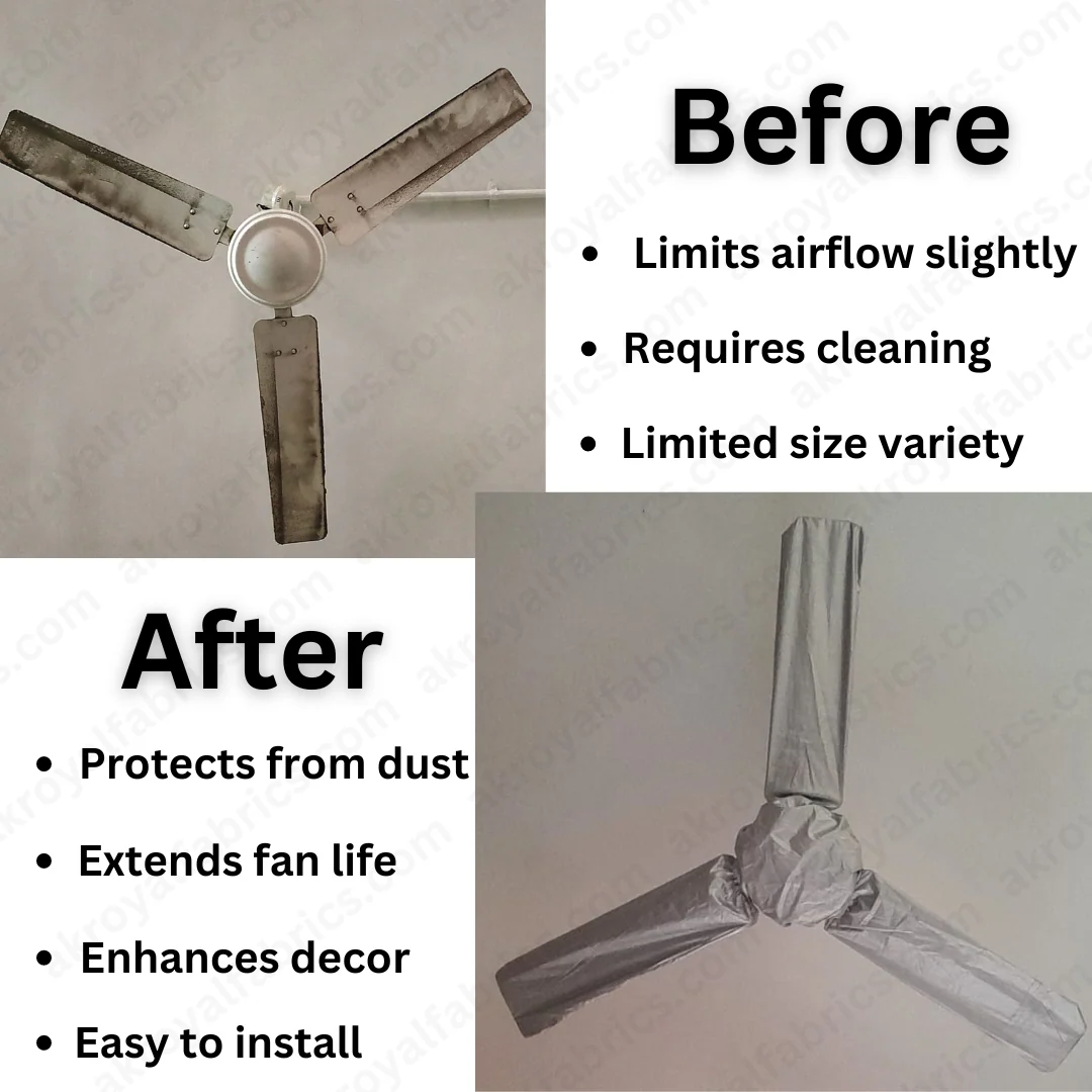 Ceiling Fan Dust Cover – Protective Fan Cover | ClickKar