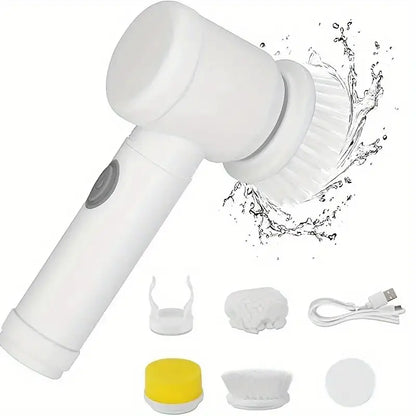 Magic Brush Rechargeable Electric Cleaning Brush – Wireless Scrubber for Bathroom, Bathtub & Tiles
