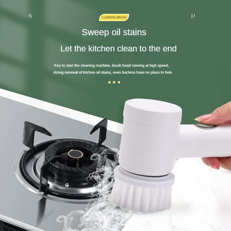 Magic Brush Rechargeable Electric Cleaning Brush – Wireless Scrubber for Bathroom, Bathtub & Tiles