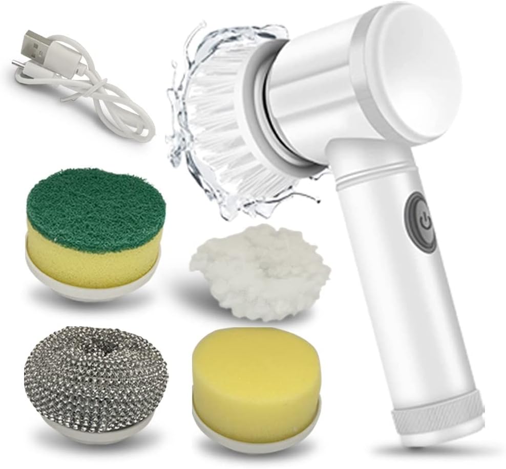 Magic Brush Rechargeable Electric Cleaning Brush – Wireless Scrubber for Bathroom, Bathtub & Tiles