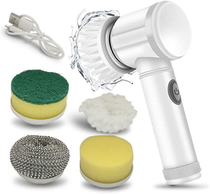 Magic Brush Rechargeable Electric Cleaning Brush – Wireless Scrubber for Bathroom, Bathtub & Tiles