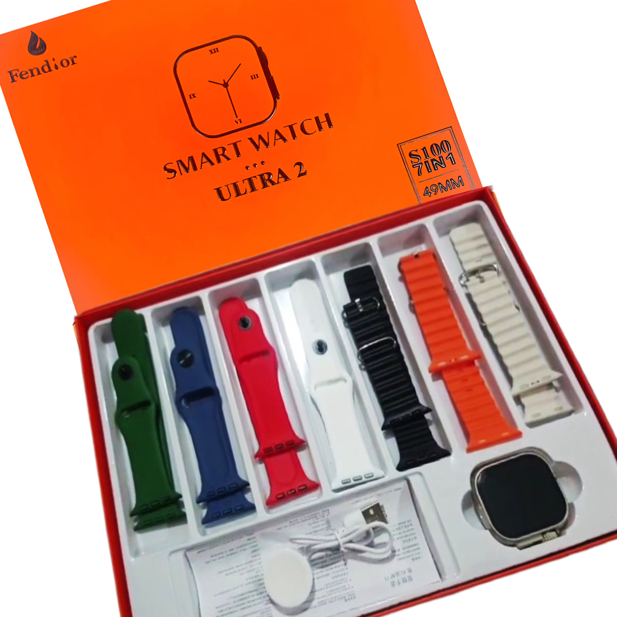 Ultra 2 Smart Watch – 2.1-Inch HD Touch Display with Bluetooth Calling & Sleep Monitoring