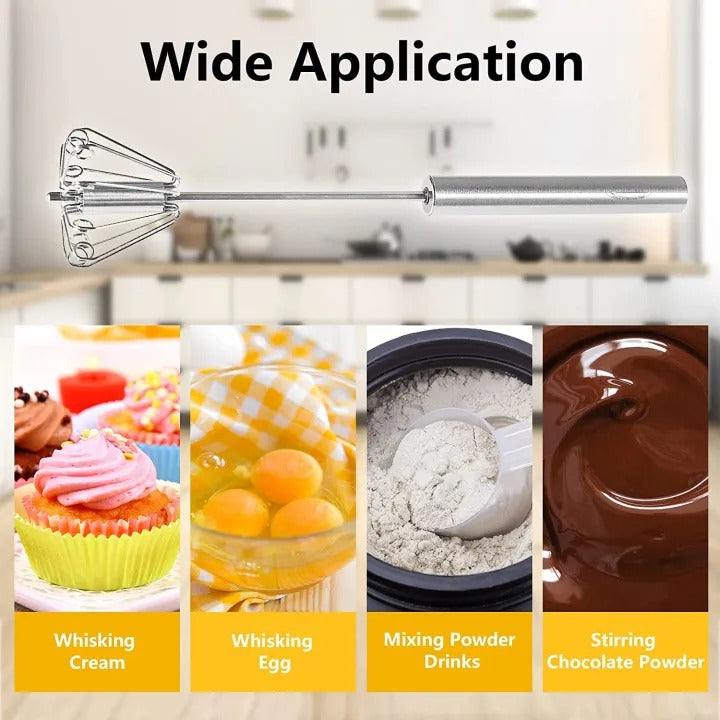 Hand Pressure Egg Beater – Semi-Automatic Manual Whisk & Mixer/Hand Pressure Egg Beater & Manual Whisk | ClickKar