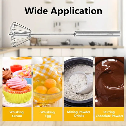 Hand Pressure Egg Beater – Semi-Automatic Manual Whisk & Mixer/Hand Pressure Egg Beater & Manual Whisk | ClickKar