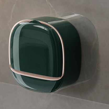 Wall Mounted Soap Holder with Drain Tray – Waterproof Soap Dish for Kitchen & Bathroom (Random Color)