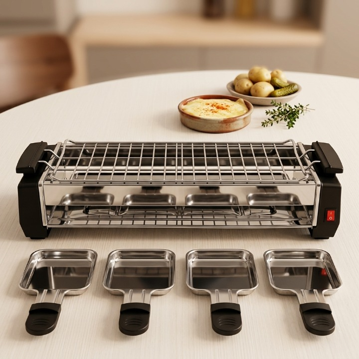 HY9099 Electric Indoor BBQ Grill – Non-Stick Stone Surface, Powerful Electric Barbecue Grilling Appliance