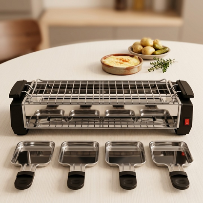 HY9099 Electric Indoor BBQ Grill – Non-Stick Stone Surface, Powerful Electric Barbecue Grilling Appliance