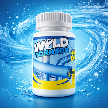 Wild Tornado Sink & Drain Cleaner Powder – Powerful Clog Remover for Kitchen, Bathroom & Pipes