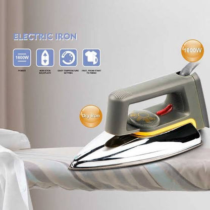 RAF 400W Lightweight Dry Iron – Compact Electric Clothes Iron for Everyday Home Use