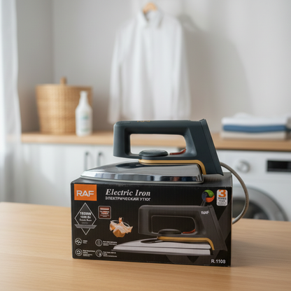 RAF 400W Lightweight Dry Iron – Compact Electric Clothes Iron for Everyday Home Use