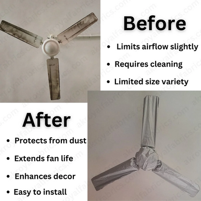 Ceiling Fan Dust Cover – Protective Fan Cover | ClickKar
