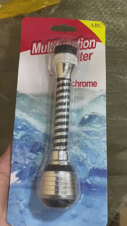 360° Rotatable Faucet Shower Head – Anti-Splash Kitchen Tap Attachment for Easy Washing